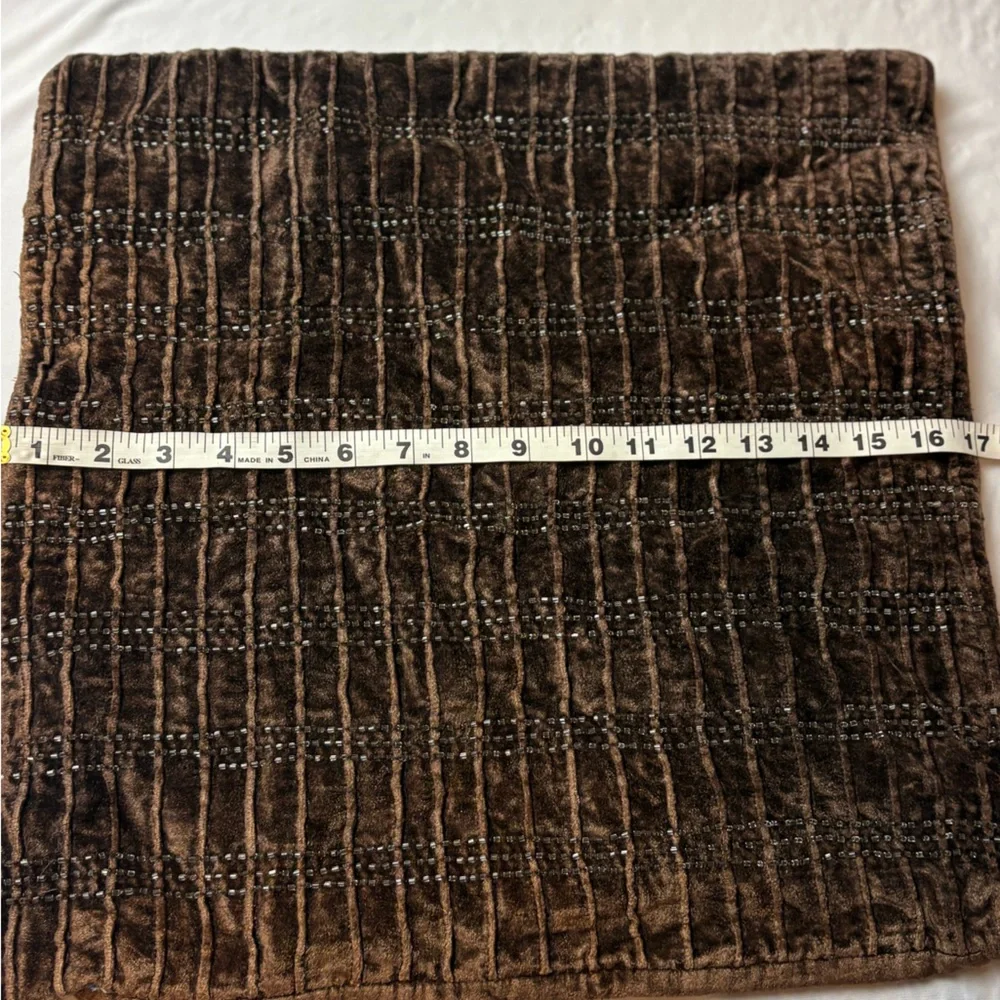 Brown Accent Pillow Case-Made in India